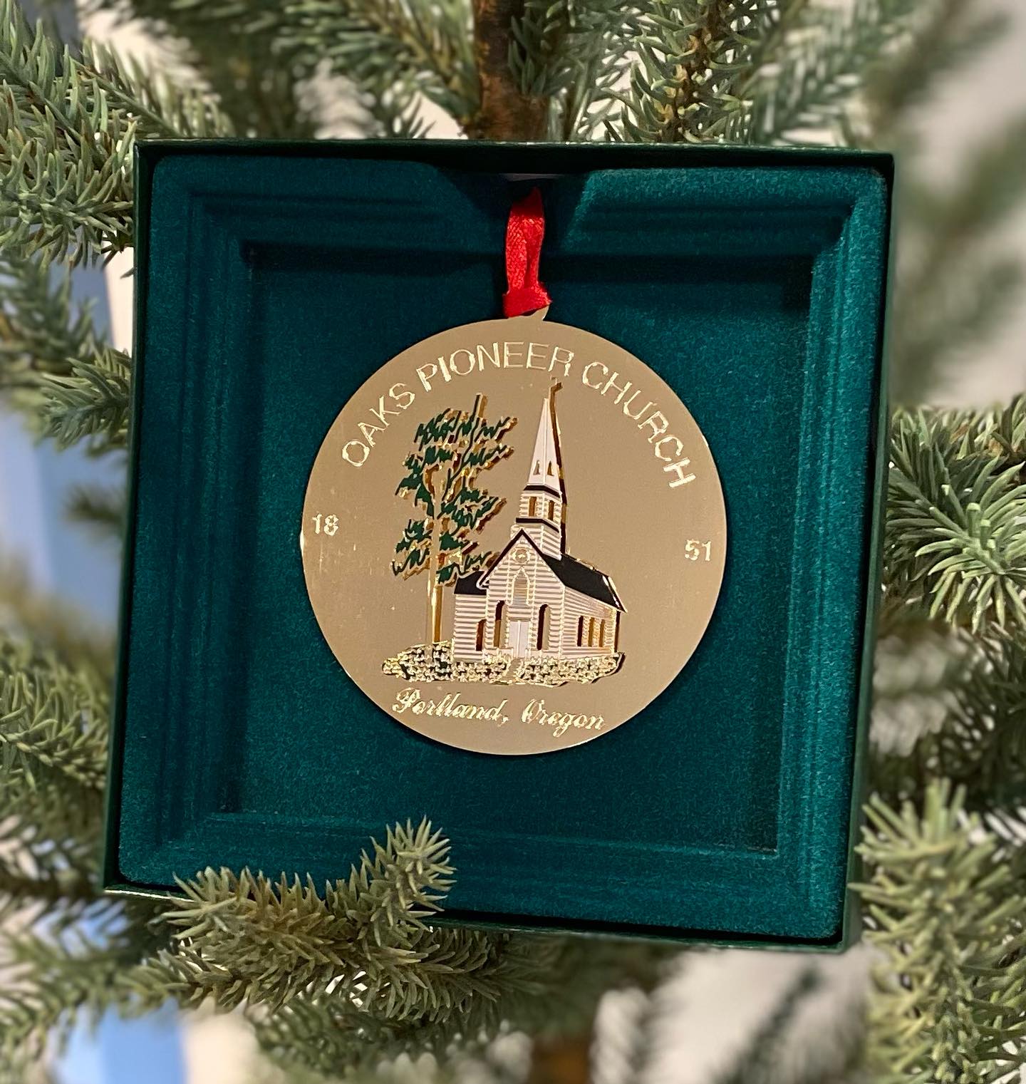 Oaks Pioneer Church Ornament